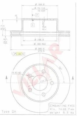 Brake Disc (628.1222)