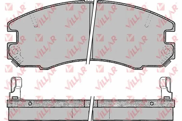 Brake Pad Set, disc brake (626.0060)
