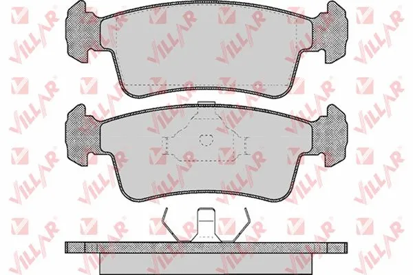 Brake Pad Set, disc brake (626.0311)