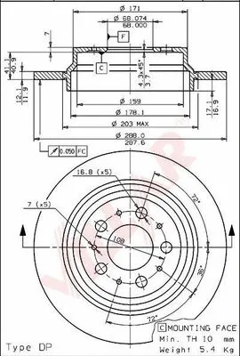 Brake Disc (628.1760)