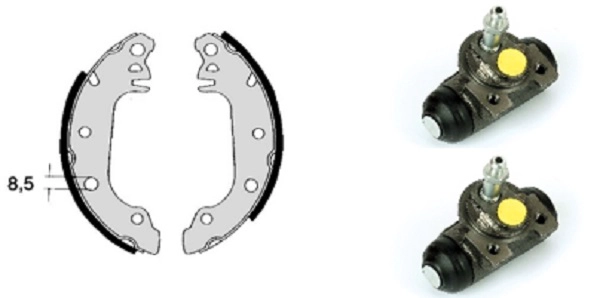 Brake Shoe Set (608.7791)