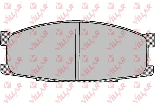 Brake Pad Set, disc brake (626.0046)