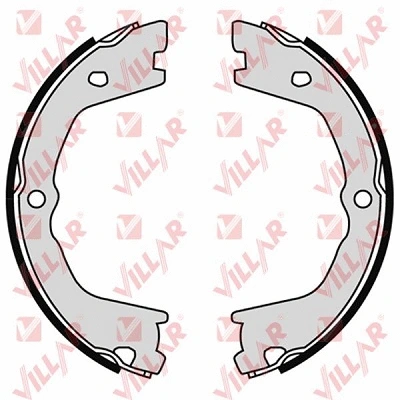 Brake Shoe Set, parking brake (629.0857)