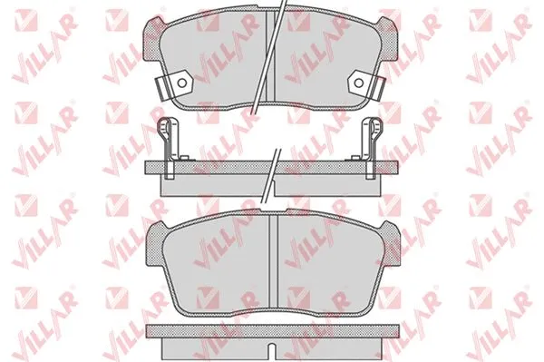 Brake Pad Set, disc brake (626.0796)