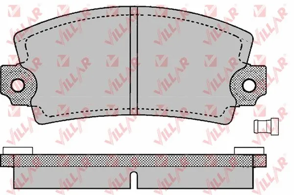 Brake Pad Set, disc brake (626.0129)