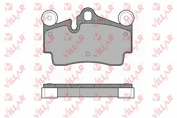 Brake Pad Set, disc brake (626.1362)