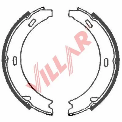 Brake Shoe Set, parking brake (629.0824)