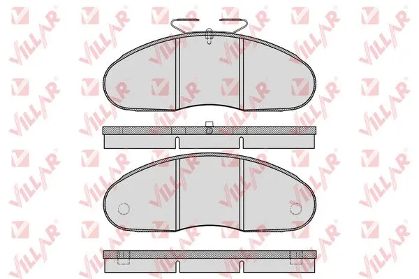 Brake Pad Set, disc brake (626.0961)