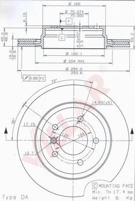 Brake Disc (628.1390)