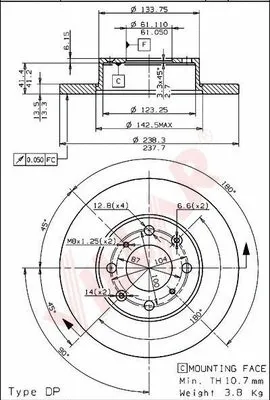Brake Disc (628.1930)