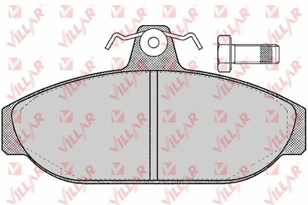 Brake Pad Set, disc brake (626.0157)