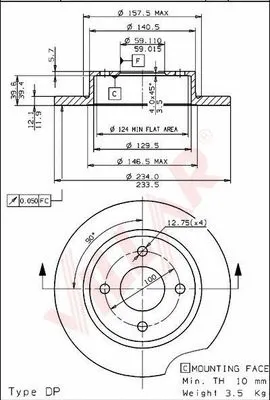 Brake Disc (628.1292)