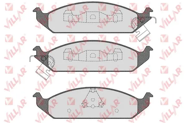 Brake Pad Set, disc brake (626.1519)