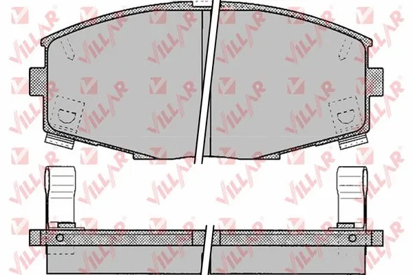 Brake Pad Set, disc brake (626.0065)