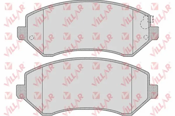 Brake Pad Set, disc brake (626.1005)