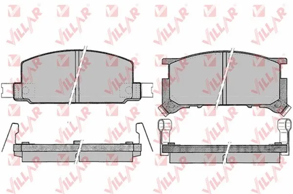 Brake Pad Set, disc brake (626.0050)