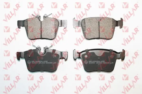 Brake Pad Set, disc brake (626.2028)