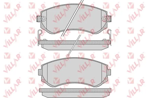 Brake Pad Set, disc brake (626.0856)
