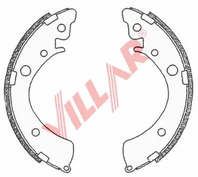 Brake Shoe Set (629.0697)