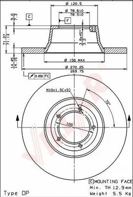 Brake Disc (628.1546)