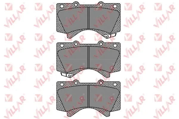 Brake Pad Set, disc brake (626.1418)