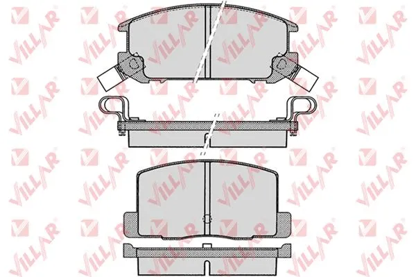 Brake Pad Set, disc brake (626.1024)