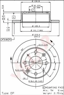 Brake Disc (628.1528)