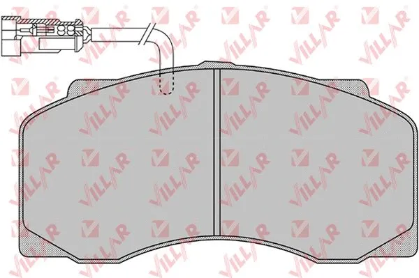 Brake Pad Set, disc brake (626.1159)