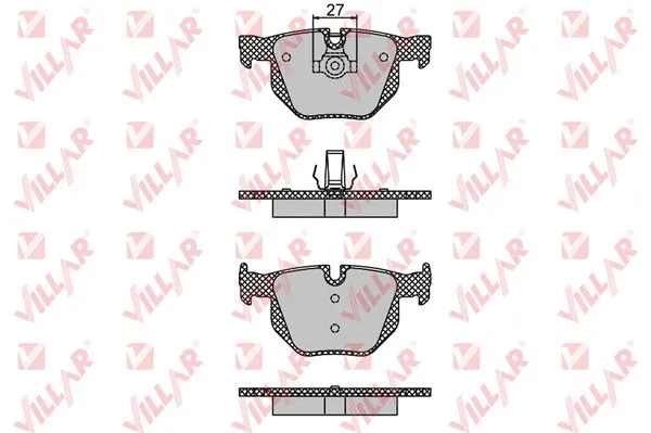 Brake Pad Set, disc brake (626.1194)