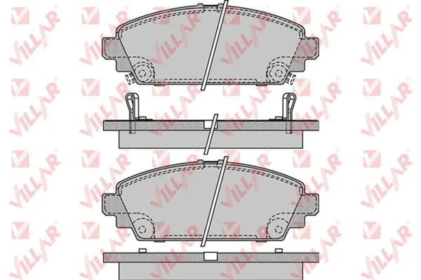 Brake Pad Set, disc brake (626.1069)