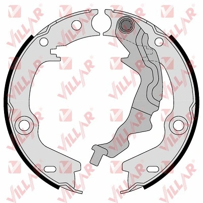Brake Shoe Set, parking brake (629.0262)