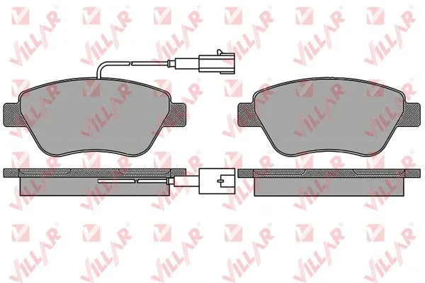 Brake Pad Set, disc brake (626.1656)