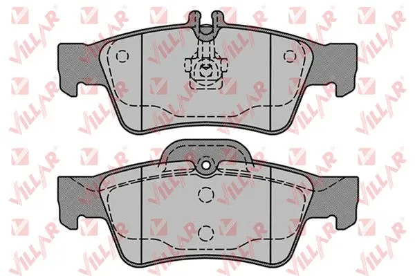 Brake Pad Set, disc brake (626.1232)