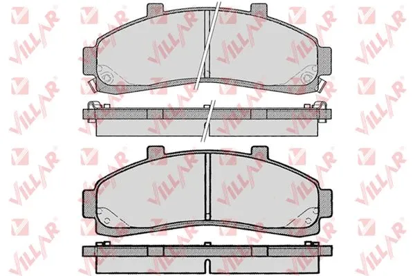 Brake Pad Set, disc brake (626.0989)