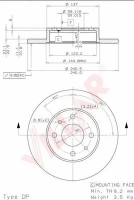 Brake Disc (628.0283)