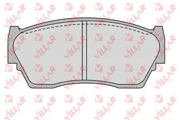 Brake Pad Set, disc brake (626.0934)
