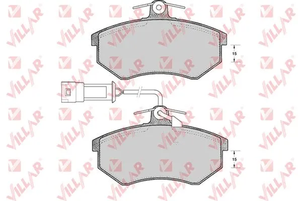 Brake Pad Set, disc brake (626.1868)
