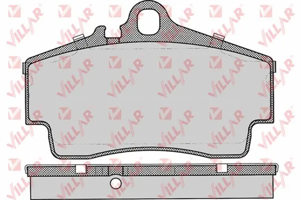 Brake Pad Set, disc brake (626.0727)