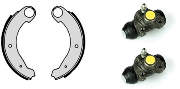 Brake Shoe Set (608.8300)