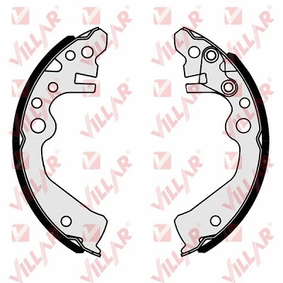 Brake Shoe Set (629.0327)