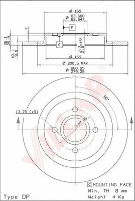 Brake Disc (628.2030)