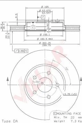 Brake Disc (628.0302)