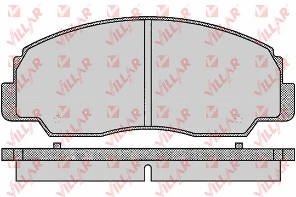 Brake Pad Set, disc brake (626.0381)