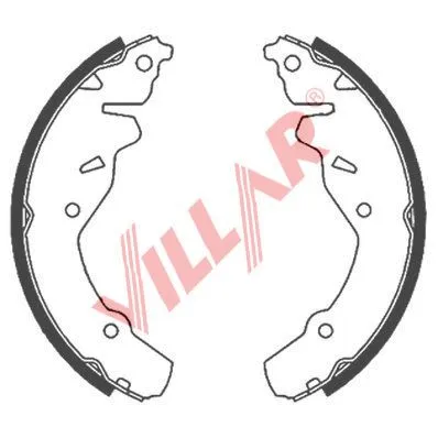 Brake Shoe Set (629.0861)