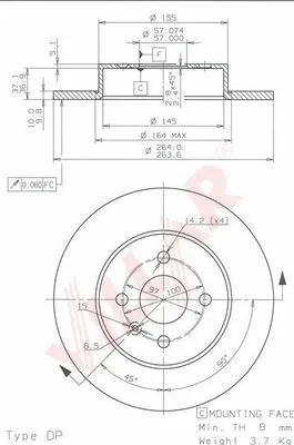 Brake Disc (628.1052)