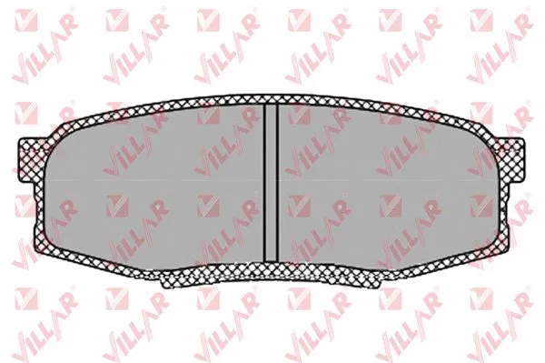 Brake Pad Set, disc brake (626.1419)
