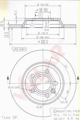 Brake Disc (628.1757)