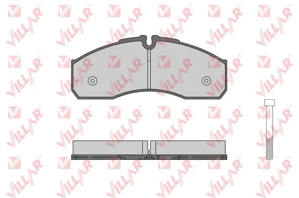 Brake Pad Set, disc brake (626.1462)