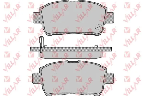 Brake Pad Set, disc brake (626.1062)