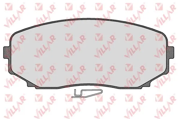 Brake Pad Set, disc brake (626.1573)